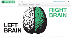 Desktop Screenshot of brainisms.com